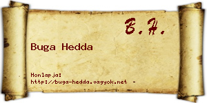 Buga Hedda névjegykártya